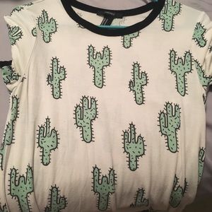 Forever 22 cactus shirt